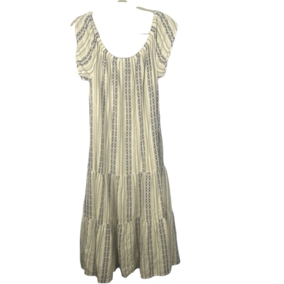 Velvet by Graham & Spencer Boho Tian Cotton Printed Cottagecore XS Midi Dress - Picture 5 of 6